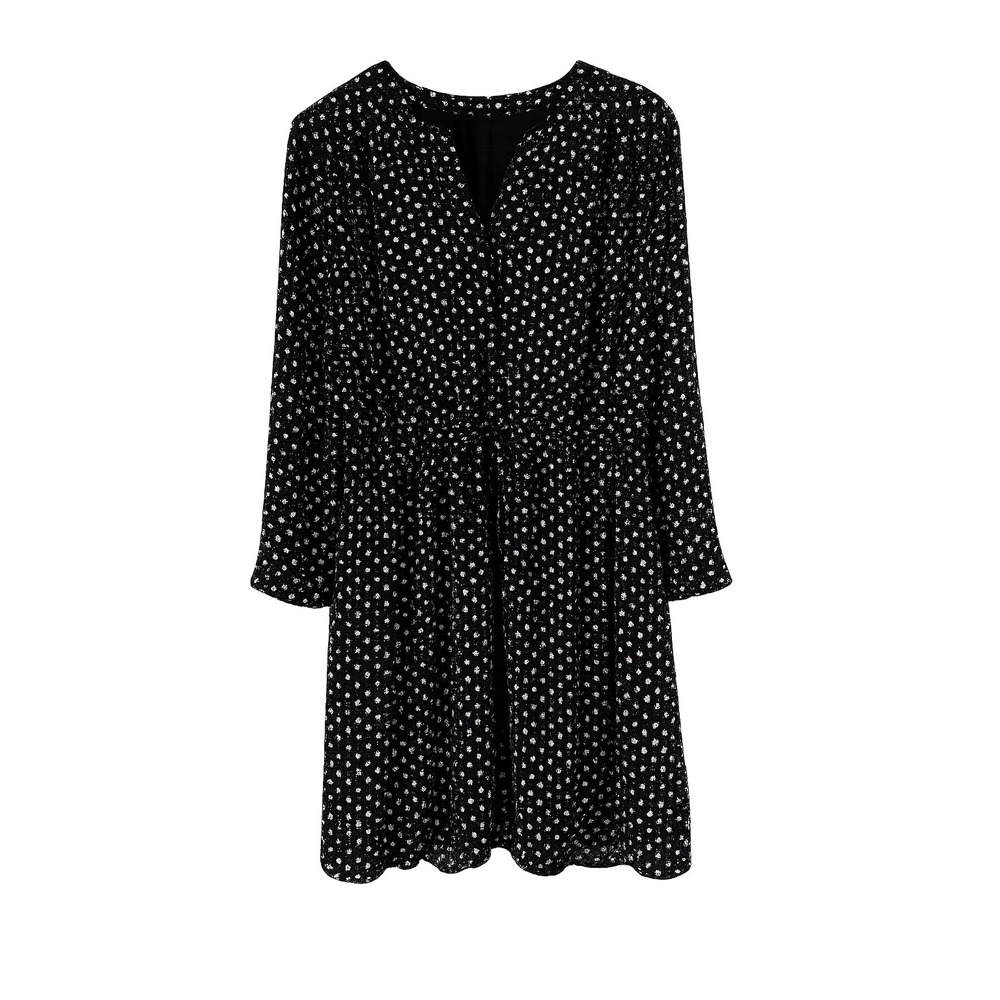 Les Serein Black & White Polka Dot Long Sleeve Dress
Size XL - Picture 3 of 10